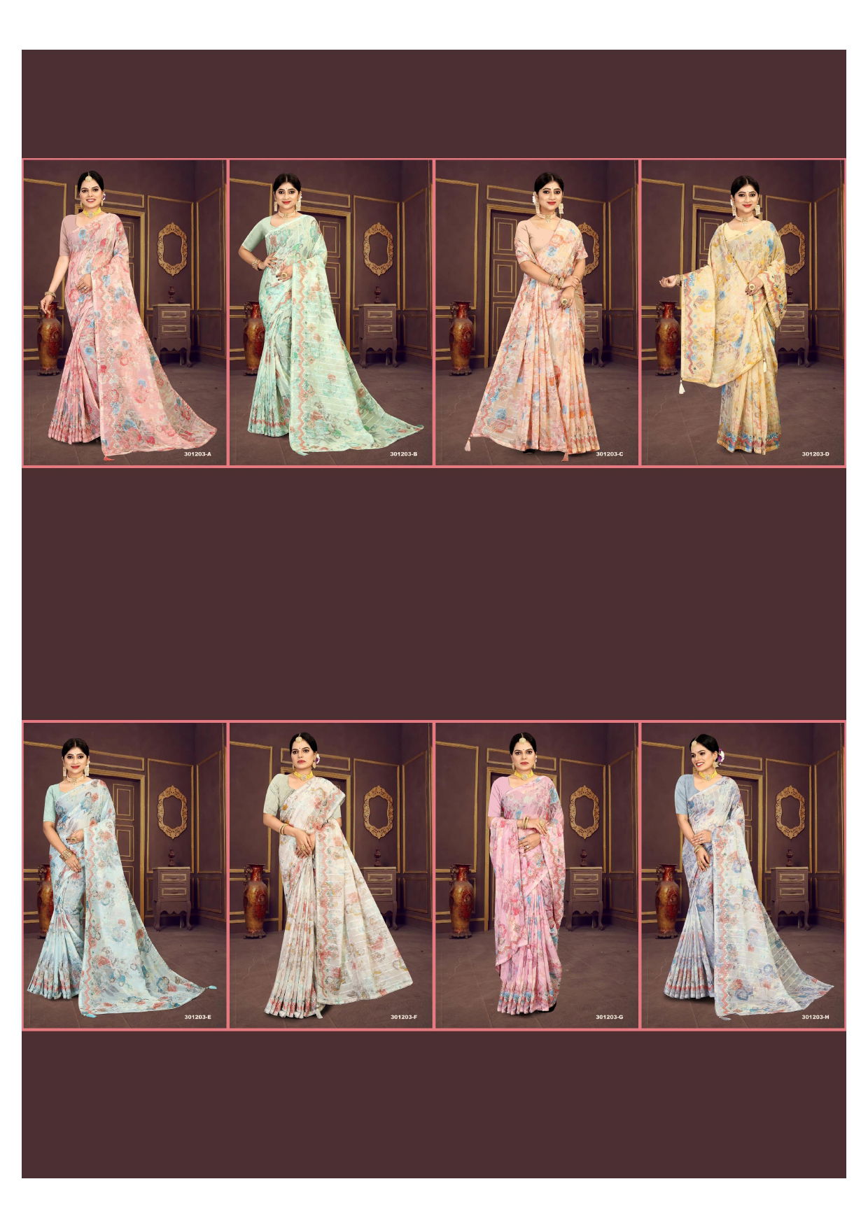 Baleno Vol 41 By Vallabhi Printed Designer Organza Sarees Wholesale Price In Surat